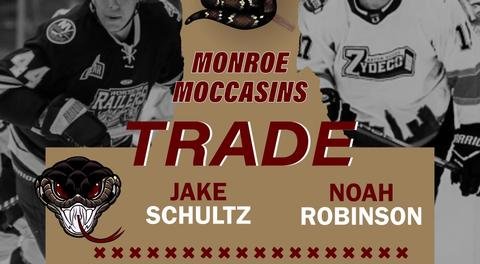 Moccasins Trade for Jake Shultz & Noah Robinson